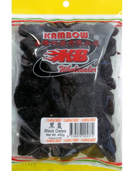 Dried Black Dates 400g