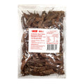 A clear plastic bag containing dried brown herbal roots or bark, with a white product label showing the brand Kambow and product name Common Self Heal.