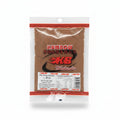 A 50g bag of Kam Bow Star Anise Powder, showing the brown powder through a clear plastic wrapper with a white and red label at the bottom.