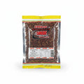 A 50g bag of Kambow Sichuan Pepper Seeds in clear plastic packaging with a white and red label, showing the dark red pepper seeds inside.
