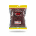 A 350g bag of Kambow Brand Red Beans, showing the dark red beans visible through a clear window in a yellow and silver packaging.